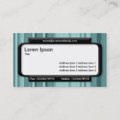 Stilftiges Panel - Streifen 04 Visitenkarte (Rückseite)