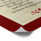 Stilgebet/Vintager Stil Poster (Ecke)