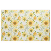 Stilgelbe Sonnenblumenmuster Stoff (Fat Quarter (45,7 x 55,9 cm))
