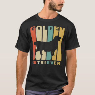 Stilgoldene Retriever Silhouette Entspannt Fit T-Shirt