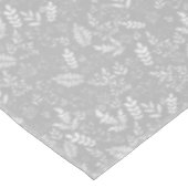 Stilgraues Blattmuster Tischdecke (Schrägansicht)