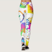 Stilgrunge im Retro-Stil der 90er Jahre Leggings (Rückseite)