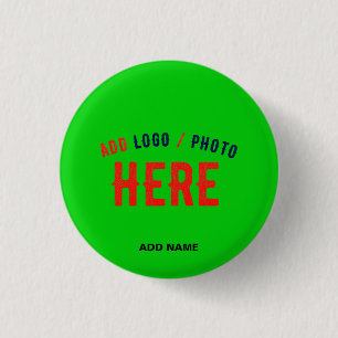 STILISCH MODERNE KUSTOM LIME GREEN ÜBERPRÜFT MARKI BUTTON