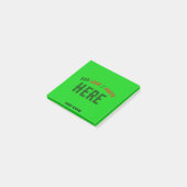 STILISCH MODERNE KUSTOM LIME GREEN ÜBERPRÜFT MARKI POST-IT KLEBEZETTEL (angewinkelt)
