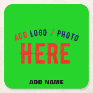 STILISCH MODERNE KUSTOM LIME GREEN ÜBERPRÜFT MARKI RECHTECKIGER PAPPUNTERSETZER