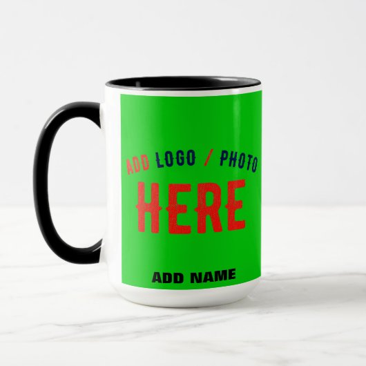 STILISCH MODERNE KUSTOM LIME GREEN ÜBERPRÜFT MARKI TASSE (Links)