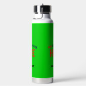 STILISCH MODERNE KUSTOM LIME GREEN ÜBERPRÜFT MARKI TRINKFLASCHE (rechts)
