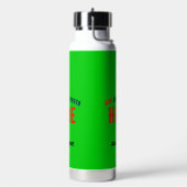 STILISCH MODERNE KUSTOM LIME GREEN ÜBERPRÜFT MARKI TRINKFLASCHE (Links)