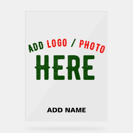 STILISCH MODERNE ZOLLBARE, KLAR ÜBERPRÜFTE MARKEN ACRYLSCHILD (Vorderseite)