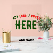 STILISCH MODERNE ZOLLBARE, KLAR ÜBERPRÜFTE MARKEN ACRYLSCHILD (Hochzeit)