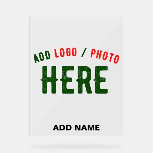 STILISCH MODERNE ZOLLBARE, KLAR ÜBERPRÜFTE MARKEN ACRYLSCHILD (Vorderseite)