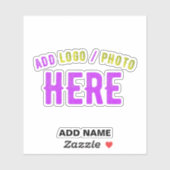 STILISCH MODERNE ZOLLBARE, KLAR ÜBERPRÜFTE MARKEN AUFKLEBER (Blatt)