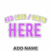 STILISCH MODERNE ZOLLBARE, KLAR ÜBERPRÜFTE MARKEN AUFKLEBER (Vorderseite)