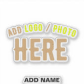 STILISCH MODERNE ZOLLBARE, KLAR ÜBERPRÜFTE MARKEN AUFKLEBER (Vorderseite)