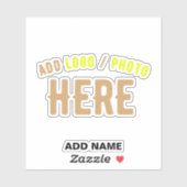 STILISCH MODERNE ZOLLBARE, KLAR ÜBERPRÜFTE MARKEN AUFKLEBER (Blatt)