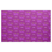 STILISCH MODERNE, ZOLLBARE, LILA ÜBERPRÜFTE MARKEN STOFF (Fat Quarter (45,7 x 55,9 cm))