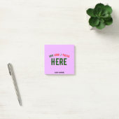 STILISCH MODERNE ZOLLBARE MAUVE ÜBERPRÜFT MARKIERT POST-IT KLEBEZETTEL (Büro)