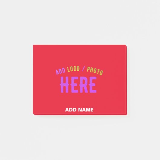 STILISCH MODERNE ZOLLBARE, ROT VERIFIED MARKIERT POST-IT KLEBEZETTEL (Vorderseite)