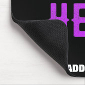 STILISCH MODERNE ZOLLBARE, SCHWARZE KONTROLLE MOUSEPAD (Ecke)