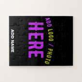 STILISCH MODERNE ZOLLBARE, SCHWARZE KONTROLLE PUZZLE (Horizontal)