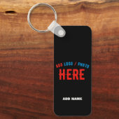 STILISCH MODERNE ZOLLBARE, SCHWARZE KONTROLLE SCHLÜSSELANHÄNGER (Vorderseite)