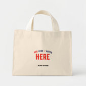 STILISCH MODERNE, ZOLLBARE WEISSE, ÜBERPRÜFTE MARK MINI STOFFBEUTEL (Vorne)