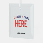 STILISCH MODERNE, ZOLLBARE WEISSE, ÜBERPRÜFTE MARK ORNAMENT AUS GLAS (Vorderseite links)