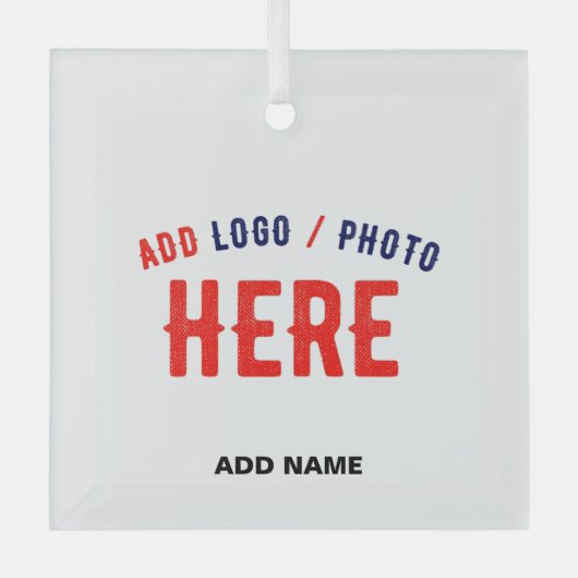 STILISCH MODERNE, ZOLLBARE WEISSE, ÜBERPRÜFTE MARK ORNAMENT AUS GLAS (Vorderseite)