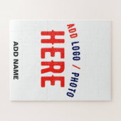 STILISCH MODERNE, ZOLLBARE WEISSE, ÜBERPRÜFTE MARK PUZZLE (Horizontal)