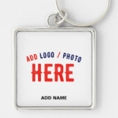 STILISCH MODERNE, ZOLLBARE WEISSE, ÜBERPRÜFTE MARK SCHLÜSSELANHÄNGER (Vorne)