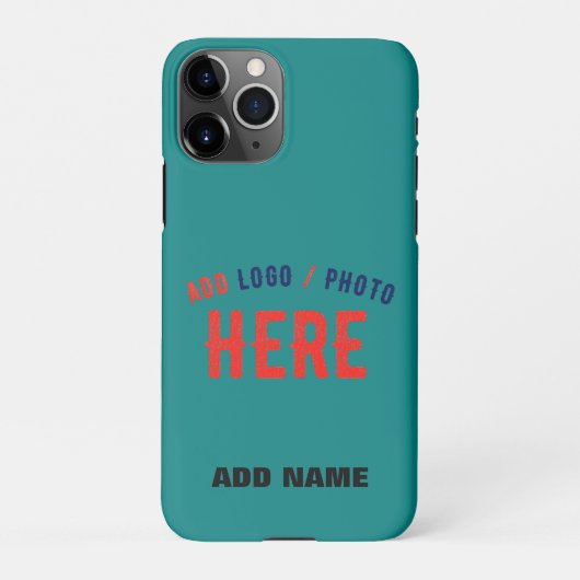 STILISCH MODERNES CUSTOM AQUAMARIN GREEN ÜBERPRÜFT iPhone HÜLLE (Rückseite)