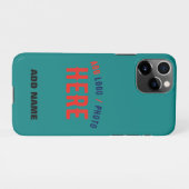 STILISCH MODERNES CUSTOM AQUAMARIN GREEN ÜBERPRÜFT iPhone HÜLLE (Rückseite (Horizontal))