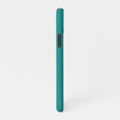 STILISCH MODERNES CUSTOM AQUAMARIN GREEN ÜBERPRÜFT iPhone HÜLLE (Rechte Seite)
