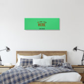 STILISCH MODERNES CUSTOM EMERALD GRÜNVERIFISCHTE M LEINWANDDRUCK (Insitu (Schlafzimmer))
