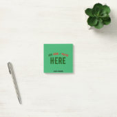 STILISCH MODERNES CUSTOM EMERALD GRÜNVERIFISCHTE M POST-IT KLEBEZETTEL (Büro)
