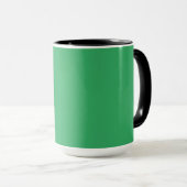 STILISCH MODERNES CUSTOM EMERALD GRÜNVERIFISCHTE M TASSE (VorderseiteRechts)