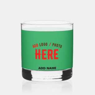 STILISCH MODERNES CUSTOM EMERALD GRÜNVERIFISCHTE M WHISKYGLAS