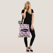STILISCH PERSONALISIERT UND KUNSTSTOM SHOEEN QUEEN TASCHE (Am Model)
