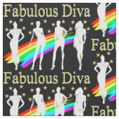 STILISCH UND MODERN FABULOUS DIVA STOFF (Nahaufnahme)