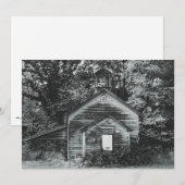 stilisierte amerikanische gotische Altkirchenneufa Feiertagskarte (Vorne/Hinten)