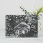 stilisierte amerikanische gotische Altkirchenneufa Feiertagskarte (Stehend Vorderseite)