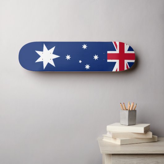 Stilisierte australische Flagge Skateboard (Wandkunst (Horz))