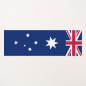 Stilisierte australische Flagge Yogamatte (Vorderseite (Horizontal))