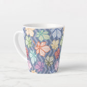 Stilisierte Blätter Milchtasse (Linke Ecke)
