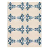 Stilisierte Blue Pepper Tree Blätter in hellbeige Tischdecke (Vorderseite)