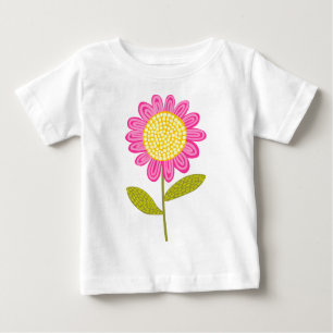 Stilisierte Blume Baby T-shirt