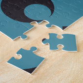 Stilisierte Blume: Moderne Vintage Geometrie. Puzzle (Seite)