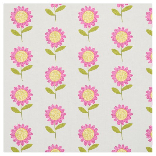 Stilisierte Blume Stoff (Muster)