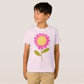 Stilisierte Blume T-Shirt (Vorne ganz)