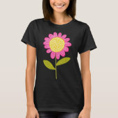 Stilisierte Blume T-Shirt (Vorderseite)
